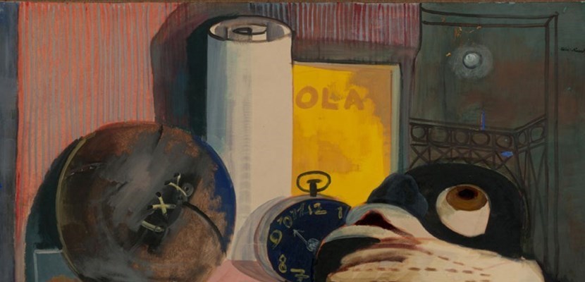 Felix Nussbaum, Natura morta con pallone da calcio, 1940. Gerusalemme, Yad Vashem Art Museum