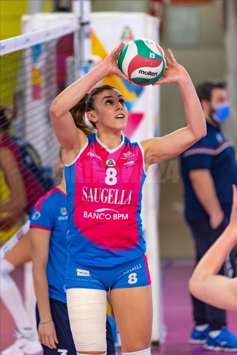 La palleggiatrice della Saugella Monza Alessia Orro (8).