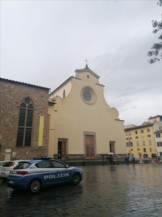 la piazza nel tardo pomeriggio