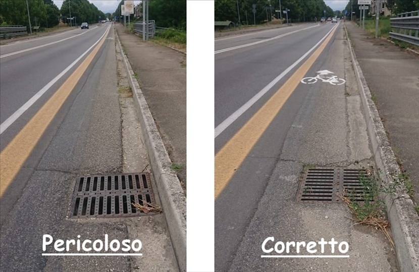 La griglia montata al contrario