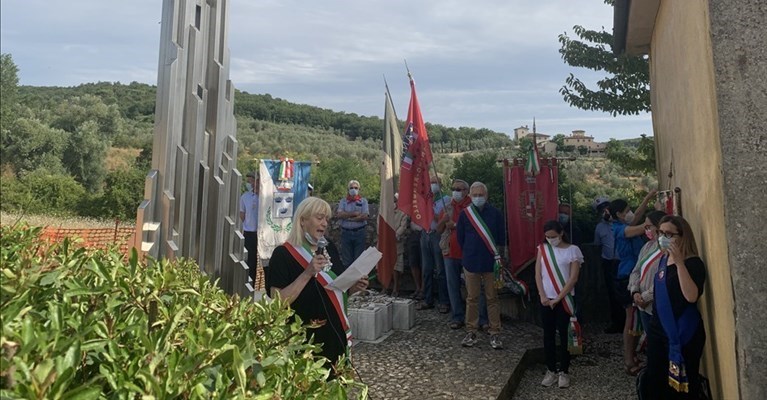 La commemorazione di stamani