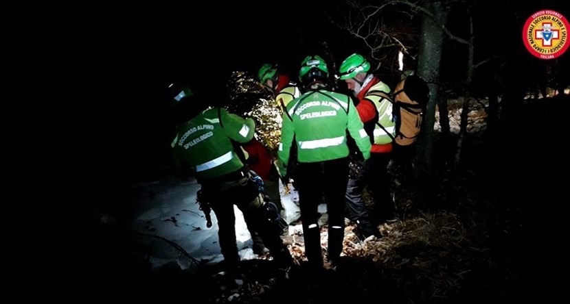 L'intervento del Soccorso Alpino