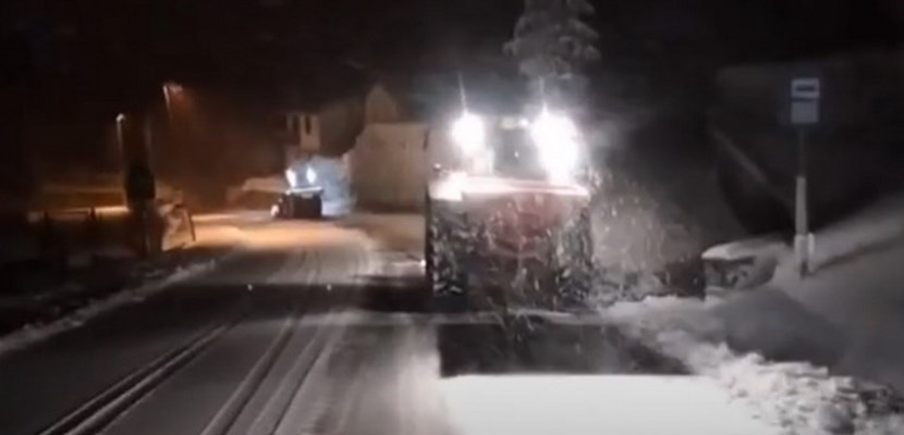 Neve stanotte al Passo della Consuma