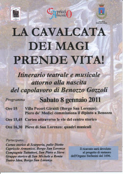 La Cavalcata dei Magi prende vita a Borgo San Lorenzo