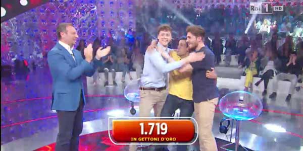 I Cicloni Mugellani da Amadeus su Rai Uno. Video e cronaca