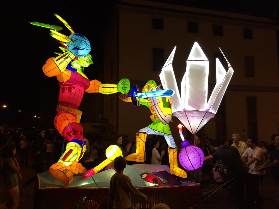 Forese vince la Rificolona di Dicomano. Foto dei carri