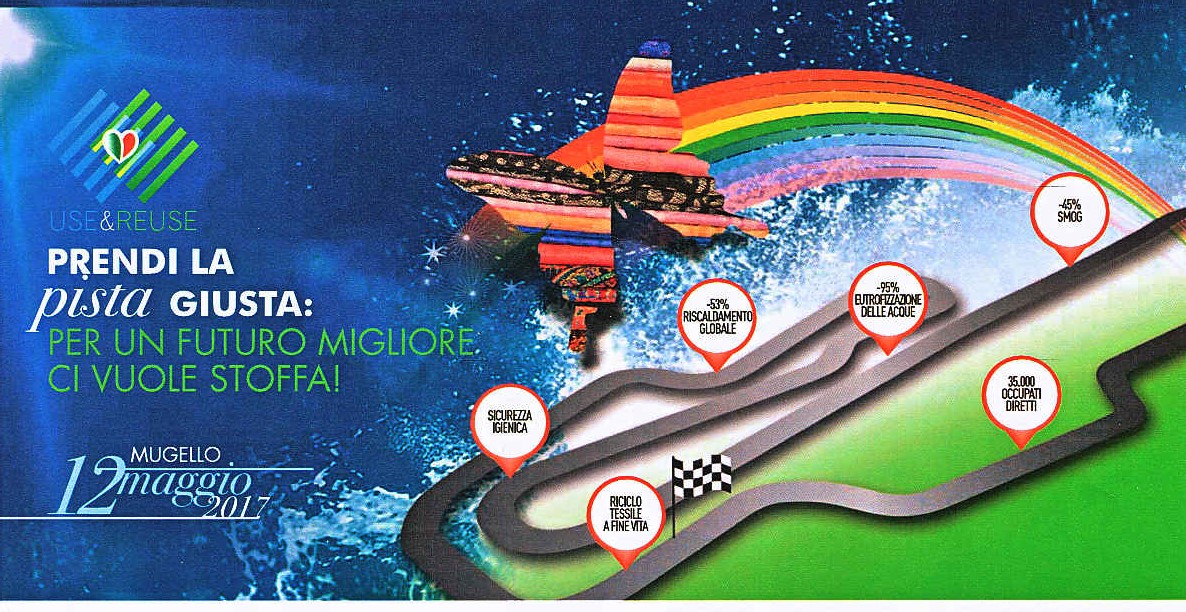Stoffa al posto della carta. Il Mugello fa scuola, se ne parla in autodromo