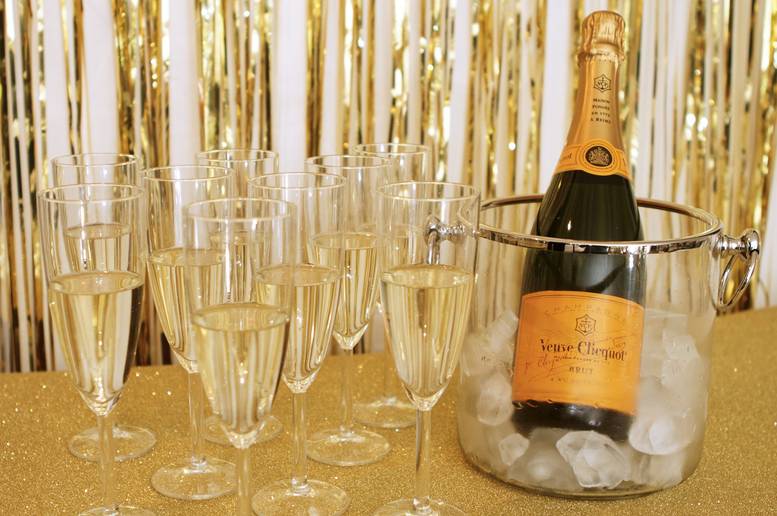 Un conosciuto champagnme francese; il Vevuve Clicquot