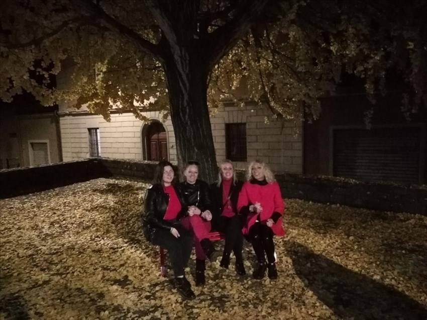 Inaugurazione panchina rossa Vicchio