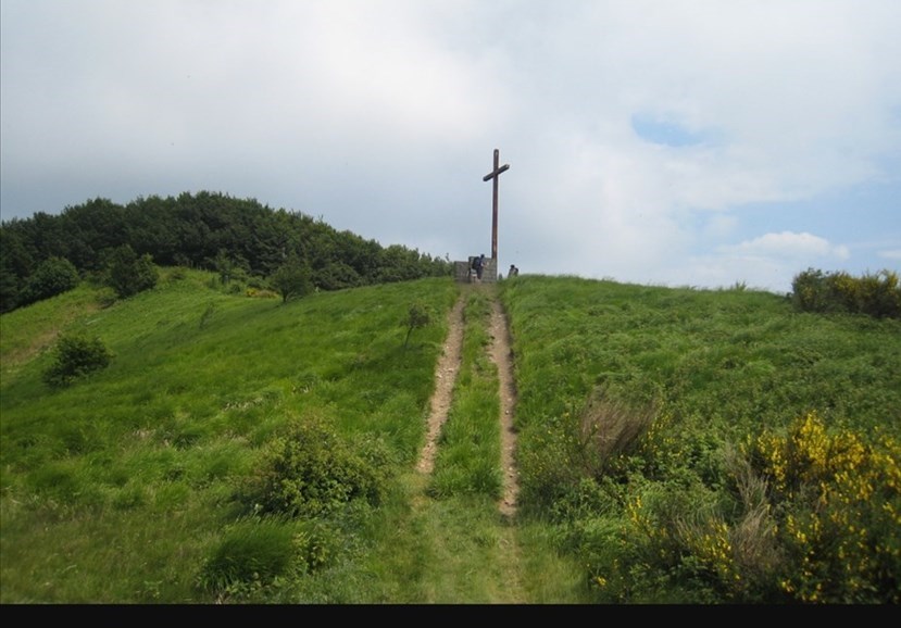 La vetta del monte Gazzaro