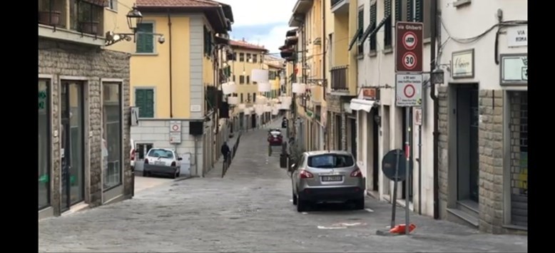 Borgo di Pontassieve durante l'emergenza Coronavirus