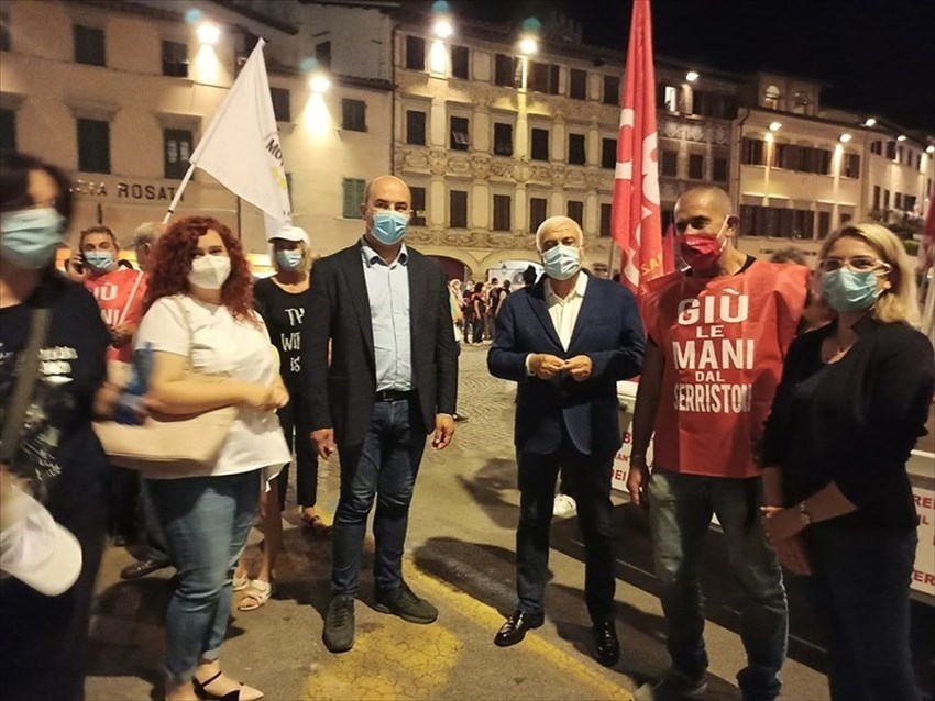 Manifestazione "Giù le mani dal Serristori" - 26 giugno 2020