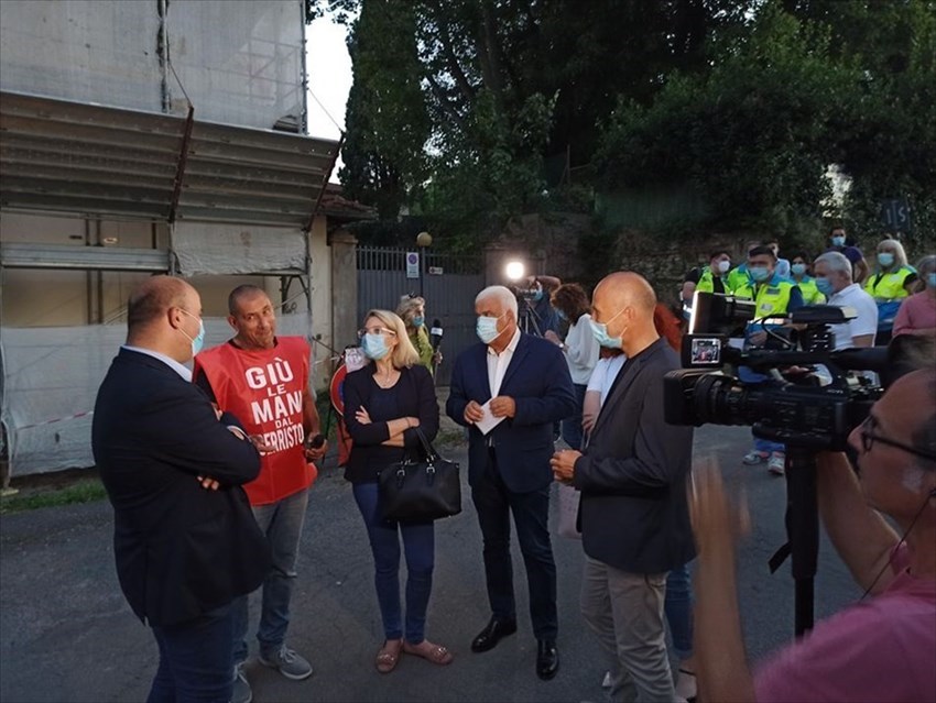 Manifestazione "Giù le mani dal Serristori" - 26 giugno 2020