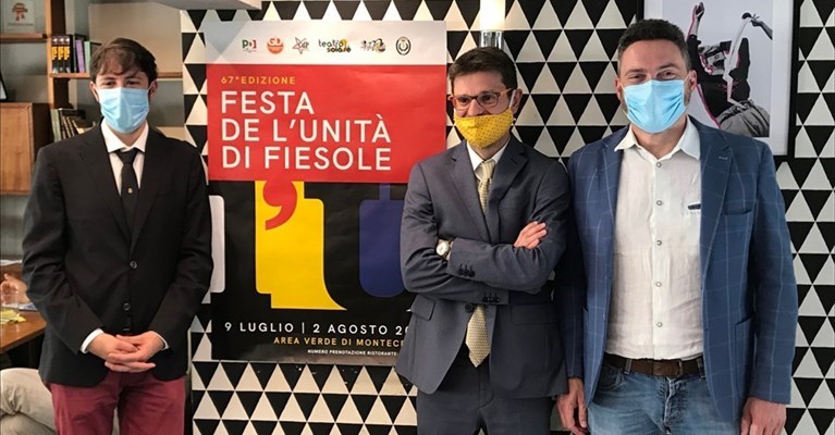 Un momento della presentazione della festa dell?Unità di Fiesole