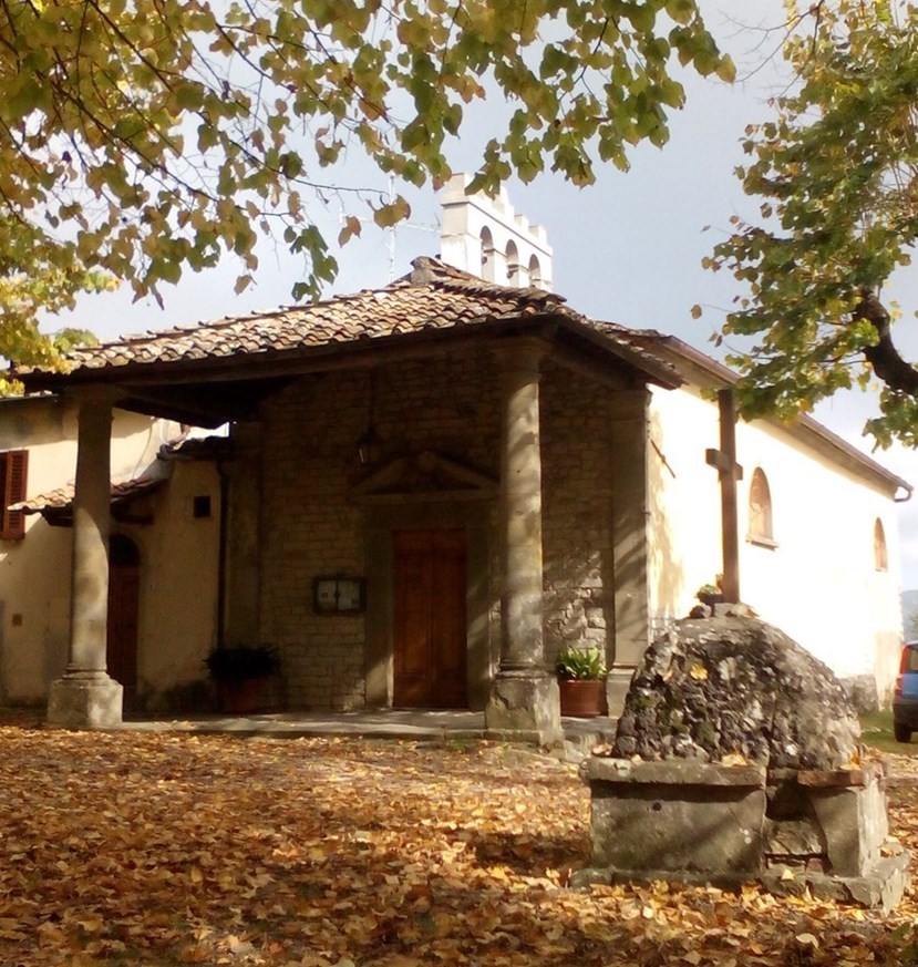 Chiesa di San Miniato a Pagnolle a Monteloro (Pontassieve)