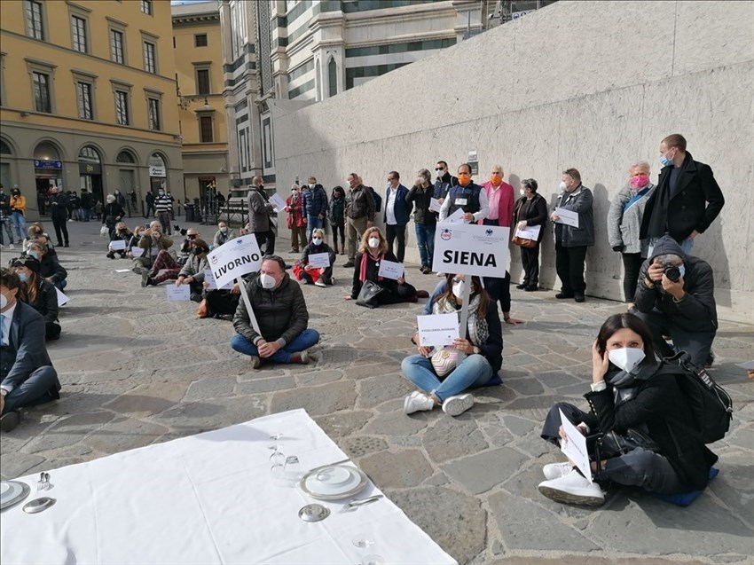 un momento della manifestazione