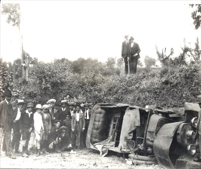 Foto di repertorio; un incidente stradale fra Borgo e Vicchio dove morì un ragazzino di 15 anni.